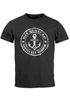 Herren T-Shirt Anker Motiv maritim Retro Badge Vintage Anchor Print Neverless®preview