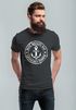 Herren T-Shirt Anker Motiv maritim Retro Badge Vintage Anchor Print Neverless®preview