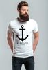 Herren T-Shirt Anker Nautical Sailor Segeln Slim Fit Neverless®preview