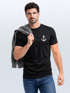 Herren T-Shirt Anker Print Kurzarm Shirt aus Baumwolle mit maritimem Logo Rundhals  Modern Fit Casual Streetwear Sommer Neverless®preview