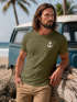 Herren T-Shirt Anker Print Kurzarm Shirt aus Baumwolle mit maritimem Logo Rundhals  Modern Fit Casual Streetwear Sommer Neverless®preview