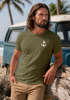 Herren T-Shirt Anker Print Kurzarm Shirt aus Baumwolle mit maritimem Logo Rundhals  Modern Fit Casual Streetwear Sommer Neverless®preview