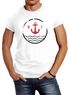 Herren T-Shirt Anker Vintage Wasser Slim Fit Neverless®preview