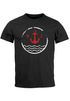 Herren T-Shirt Anker Vintage Wasser Slim Fit Neverless®preview