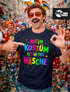 Herren T-Shirt Anti Fasching Karneval Spruch - Mein Kostüm ist in der Wäsche -Kostüm-Ersatz Verkleidung Last Minute Faschingskostüme Moonworks®preview