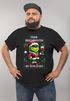 Herren T-Shirt Anti-Weihnachten Grinch Weihnachtsmuffel Frohe Arschnachten ihr Weinlöcher Ugly XMAS Funshirt Moonworks®preview