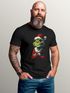 Herren T-Shirt Anti Weihnachten XMAS Outfit Weihnachtsmuffel Weihnachtsshirt Männer Moonworks®preview