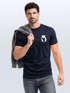 Herren T-Shirt Aufdruck Brustprint Logo Bär Natur Outdoor Fashion Streetstyle Neverless®preview