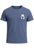 Herren T-Shirt Aufdruck Brustprint Logo Bär Natur Outdoor Fashion Streetstyle Neverless®preview