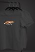 Herren T-Shirt Aufdruck Fuchs Polygon Kunstdruck Geometrie Outdoor Logo Tier Motiv Fashion Streetstyle Neverless®preview