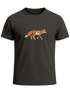 Herren T-Shirt Aufdruck Fuchs Polygon Kunstdruck Geometrie Outdoor Logo Tier Motiv Fashion Streetstyle Neverless®preview