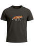 Herren T-Shirt Aufdruck Fuchs Polygon Kunstdruck Geometrie Outdoor Logo Tier Motiv Fashion Streetstyle Neverless®preview