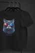 Herren T-Shirt Aufdruck Katze Cat Sommer Sonnenbrille Style Fashion Print Fashion Streetstyle Neverless®preview