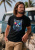 Herren T-Shirt Aufdruck Katze Cat Sommer Sonnenbrille Style Fashion Print Fashion Streetstyle Neverless®preview