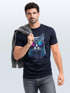 Herren T-Shirt Aufdruck Katze Cat Sommer Sonnenbrille Style Fashion Print Fashion Streetstyle Neverless®preview