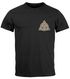 Herren T-Shirt Aufdruck Logo Wikinger nordische Mythologie Valknut Wotansknoten Valhalla Neverless®preview