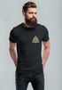 Herren T-Shirt Aufdruck Logo Wikinger nordische Mythologie Valknut Wotansknoten Valhalla Neverless®preview