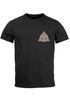 Herren T-Shirt Aufdruck Logo Wikinger nordische Mythologie Valknut Wotansknoten Valhalla Neverless®preview