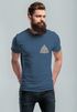 Herren T-Shirt Aufdruck Logo Wikinger nordische Mythologie Valknut Wotansknoten Valhalla Neverless®preview