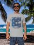 Herren T-Shirt Aufdruck Malibu Beach California Surf Classic Sonne Sommer Palmen Vintage Fashion Streetstyle Neverless®preview