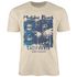 Herren T-Shirt Aufdruck Malibu Beach California Surf Classic Sonne Sommer Palmen Vintage Fashion Streetstyle Neverless®preview
