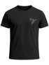 Herren T-Shirt Aufdruck Vogel Origami Polygon Brustprint Logo Fashion Streetstyle Neverless®preview