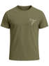 Herren T-Shirt Aufdruck Vogel Origami Polygon Brustprint Logo Fashion Streetstyle Neverless®preview