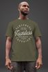 Herren T-Shirt Aufschrift Oldschool Fearless Superior Retro Printshirt Fashion Streetstyle Neverless® preview