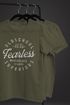 Herren T-Shirt Aufschrift Oldschool Fearless Superior Retro Printshirt Fashion Streetstyle Neverless® preview