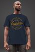 Herren T-Shirt Aufschrift Oldschool Fearless Superior Retro Printshirt Fashion Streetstyle Neverless® preview