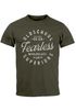 Herren T-Shirt Aufschrift Oldschool Fearless Superior Retro Printshirt Fashion Streetstyle Neverless® preview