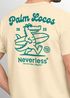 Herren T-Shirt Aufschrift Palm Locos Lustiges Surfshirt Alligator Rückendruck Kurzarm Baumwollshirt im Retro Look Baumwolle Neverless®preview