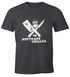 Herren T-Shirt Auftragsgriller Fun-Shirt Grill-Shirt BBQ Moonworks®preview
