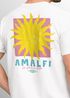 Herren T-Shirt Backprint Amalfi La Dolce Vita Sonne Print Schriftzug Fashion Streetstyle Neverless®preview
