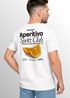 Herren T-Shirt Backprint Aperitivo Spritz Club Orange Sommer Früchte Printshirt Fashion Streetstyle Neverless®preview
