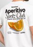 Herren T-Shirt Backprint Aperitivo Spritz Club Orange Sommer Früchte Printshirt Fashion Streetstyle Neverless®preview