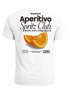 Herren T-Shirt Backprint Aperitivo Spritz Club Orange Sommer Früchte Printshirt Fashion Streetstyle Neverless®preview