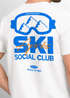 Herren T-Shirt Backprint Après Ski Outfit Social Club Skifahren Snowboarden Fashion Streetstyle Männer Neverless®preview