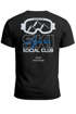 Herren T-Shirt Backprint Après Ski Outfit Social Club Skifahren Snowboarden Fashion Streetstyle Männer Neverless®preview