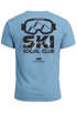 Herren T-Shirt Backprint Après Ski Outfit Social Club Skifahren Snowboarden Fashion Streetstyle Männer Neverless®preview