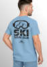 Herren T-Shirt Backprint Après Ski Outfit Social Club Skifahren Snowboarden Fashion Streetstyle Männer Neverless®preview