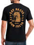 Herren T-Shirt Backprint Aufdruck Schrift Eat Pasta Brustlogo Retro Fashion Streetstyle Neverless®preview
