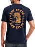 Herren T-Shirt Backprint Aufdruck Schrift Eat Pasta Brustlogo Retro Fashion Streetstyle Neverless®preview