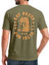Herren T-Shirt Backprint Aufdruck Schrift Eat Pasta Brustlogo Retro Fashion Streetstyle Neverless®preview