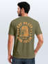 Herren T-Shirt Backprint Aufdruck Schrift Eat Pasta Brustlogo Retro Fashion Streetstyle Neverless®preview