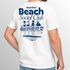 Herren T-Shirt Backprint Beach Social Club Surfer Grafik Sommer-Slogan – Kurzarm Freizeitshirt aus Baumwolle Fashion Streetstyle Neverless®preview