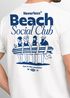 Herren T-Shirt Backprint Beach Social Club Surfer Grafik Sommer-Slogan – Kurzarm Freizeitshirt aus Baumwolle Fashion Streetstyle Neverless®preview