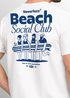 Herren T-Shirt Backprint Beach Social Club Surfer Grafik Sommer-Slogan – Kurzarm Freizeitshirt aus Baumwolle Fashion Streetstyle Neverless®preview