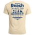 Herren T-Shirt Backprint Beach Social Club Surfer Grafik Sommer-Slogan – Kurzarm Freizeitshirt aus Baumwolle Fashion Streetstyle Neverless®preview