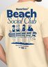 Herren T-Shirt Backprint Beach Social Club Surfer Grafik Sommer-Slogan – Kurzarm Freizeitshirt aus Baumwolle Fashion Streetstyle Neverless®preview